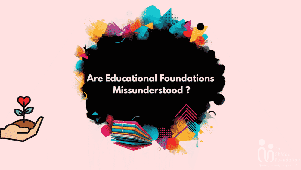 Person realizing the true, broad impact of educational foundations beyond common misconceptions.